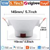 גדול 10W - קוטר14.5 ס״מ - ספוט לד חכם WIFI TUYA שקוע גבס לבית חכם נשלט ע״י אפליקציה