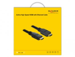 כבל מסך אקטיבי Delock Active HDMI Cable 4K 60 Hz 15 m