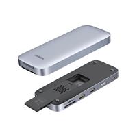 UGREEN 60612 USB-C 3.2 Gen2 to HDMI 4K 60Hz 2xUSB-A 3.0 SD& microSD with SSD M.2 (NVMe/SATA) 10Gbps Enclosure Dock