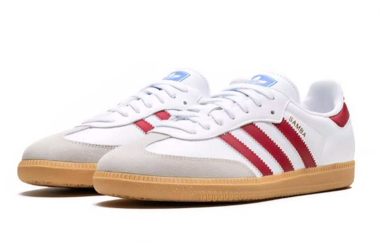 סניקרס Adidas Samba OG לבן אדום