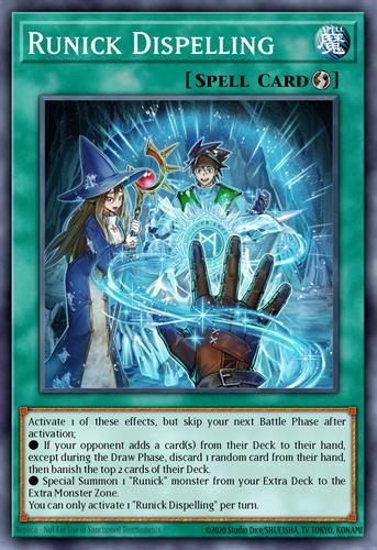 קלף פוקימון בודד single - runick dispelling – OTS Tournament Pack 22 – 10