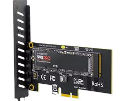 כרטיס הרחבה PCIe x1 to M.2 Adapter Support 2280 M.2
