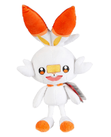 Pokemon - Plush Scorbunny 30 cm בובה רכה ונעימה של סקורבאני