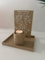 סט סגולת רחל אמנו להדלקת נר-מוקה