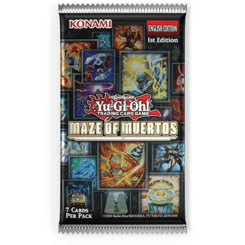 Yu-Gi-Oh! Maze of Muertos Booster Pack קלפי יו-גי-הו TCG מקוריים חבילת בוסטר