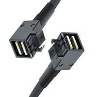 כבל – Mini SAS HD SFF-8643 to SFF-8643 SATA HD 80CM