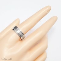 טבעת נישואין מכסף RG6230