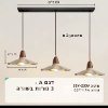 דגם A - שלושה ראשים רץ - מנורת תלייה בעיצוב יפני Flower Vintage