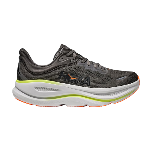 HOKA BONDI 9 נעלי ספורט לגבר בונדי 9 בצבע אפור אספלט/אפור חצץ