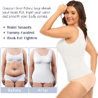 גופיה מחטבת עם חזיה מובנית Shapewear