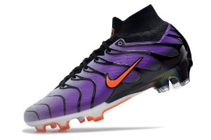 נעלי כדורגל מקצועיות נייק סגול שחור Nike Air Zoom Mercurial Superfly IX Elite FG TN