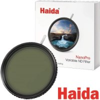 Haida 77mm NanoPro Variable Neutral Density 1.2 to 2.7 Filter (4 - 9 Stop) פילטר משתנה