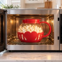 כלי ייחודי להכנת פופקורן בטעמים במיקרוגל PopChef