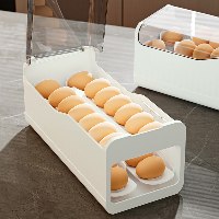 מתקן חדשני לאחסון ביצים במקרר ושליפה מהירה - EggBox Pro