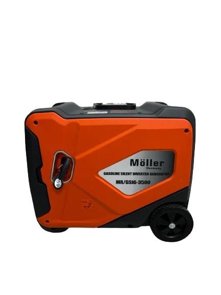 גנרטור אינוורטר 3500W מושתק שליטה עם שלט מבית MOLLER GERMANY מנוע בנזין