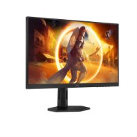 מסך גיימינג 27 אינץ' Aoc Q27G4XF – פריט בודד מסך שחור עם מסגרת דקה מציג סצנת גיימינג צבעונית עם IPS