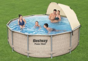 בריכת אולטרה עגולה MAX (396X107 סמ) 5614V מבית BESTWAY