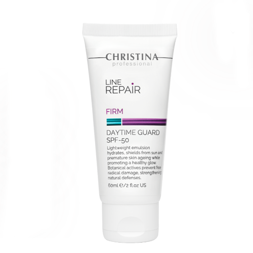 קרם לחות והגנה לעיכוב הזדקנות העור  כריסטינה - Christina Line Repair Firm Daytime Guard SPF50