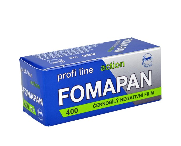 Foma Fomapan 400 120  למצלמות מדיום פורמט תכולה :סרט אחד