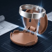 מעמד כוסות מתקפל ואוניברסלי לרכב דגם GripDrive