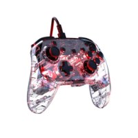 בקר גיימינג חוטי צבע שקוף עבור Turtle Beach Afterglow™ Wired Controller Nintendo Switch 2 – שקוף עם תאורה