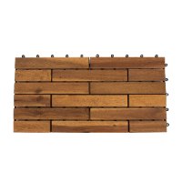 מארז 6 יח' אריחי דק 30*60 ס"מ 15 משולבים עץ Acacia חום בהיר