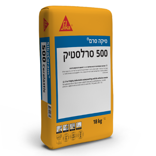 סיקה סרם 500 סרלסטיק – חומר איטום ודבק אריחים צמנטי גמיש ועוצמתי