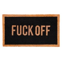 שטיח כניסה עם מסר חד Fuck Off