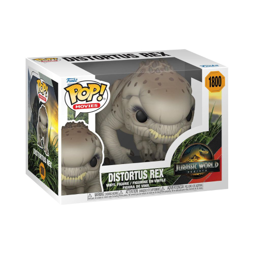 פופ עולם היורה - דיסטורטוס רקס - #1800 Funko Pop Jurassic World Rebirth Distortus Rex
