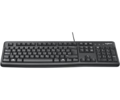 מקלדת לוגיטק חוטית עברית אנגלית LOGITECH K120