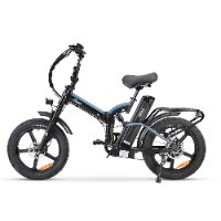 אופניים חשמליים ריידר פרו עם שיכוך מלא וסוללה 48 וולט 20 אמפר - צבע אפור (RIDER PRO 48V/20AH - GRAY)