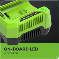 מטען מהיר נטען לסדרת - GREENWORKS 99557 80V PRO