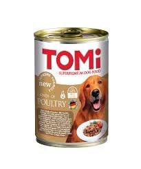 טומי שימורים לכלב 3 סוגי עוף 400 גרם - TOMY SUPER PREMIUM DOG FOOD 3 KIND OF CHICKEN 400G
