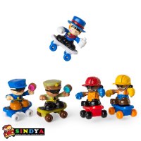 טק דק דוד דמויות על סקייטבורד חבילה של 2 דמויות - TECH DECK DUDES