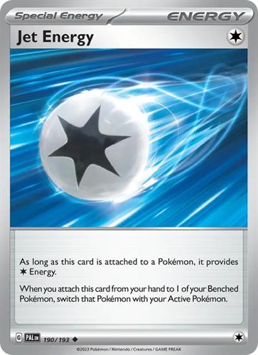 קלף בודד single פוקימון - jet energy - Paldea Evolved - 190/193