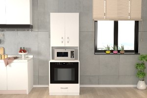 ארון מטבח לתנור בילד אין ומיקרוגל רוחב 60 ב"מ