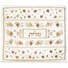 כיסוי טלית - כיסוי תפילין רקמת מכונה רימונים מפוזר זהב