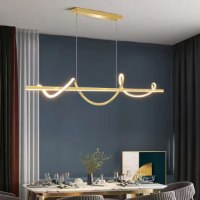 מנורת-גל-שחור-100-ס"מ-50w – עיצוב גלים מתמשך בצבע שחור – 2