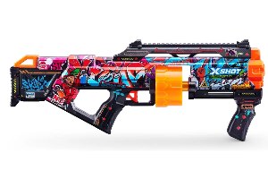 רובה עם 16 חצים לילדים Zuru: X-Shot Skins Last Stand Blaster - Graffiti