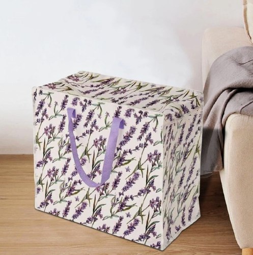 תיק ג'מבו ענק פרחי לבנדר Lavender
