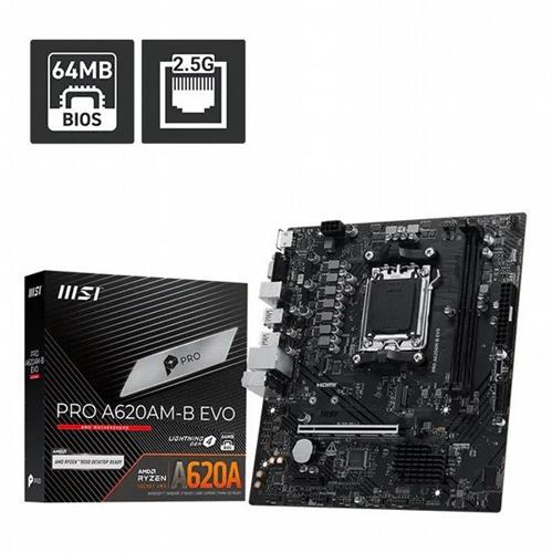 לוח אם MSI PRO A620AM-B EVO AM5 DDR5