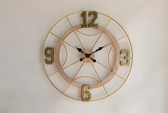 שעון קיר דגם ווב קוטר 80 ס"מ