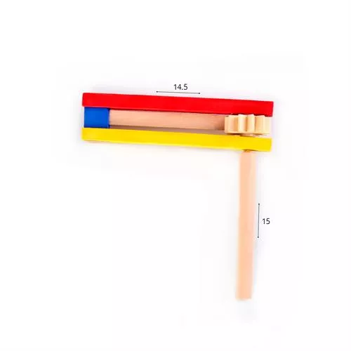 רעשן עץ 12.5 סמ