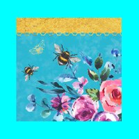 בלוק פתקיות מהודר יערת דבש זהובה Golden Honeycomb