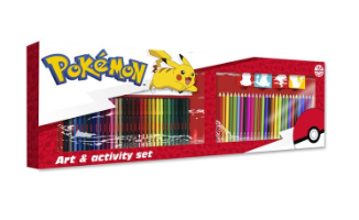 CYP Pokemon Activity Set 100pc ערכת פעילות אומנות של פוקימון 100 חלקים