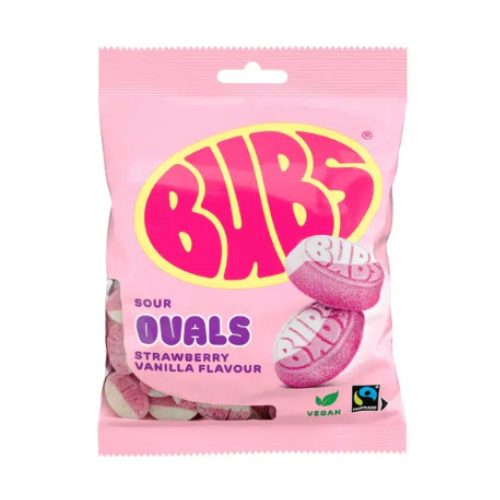 גומי BUBS בטעם תות ונילה