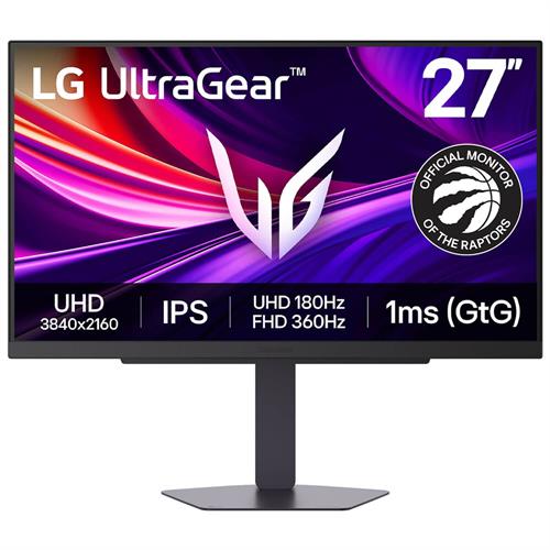 מסך גיימינג LG 27" 4K UHD 180Hz 1ms IPS