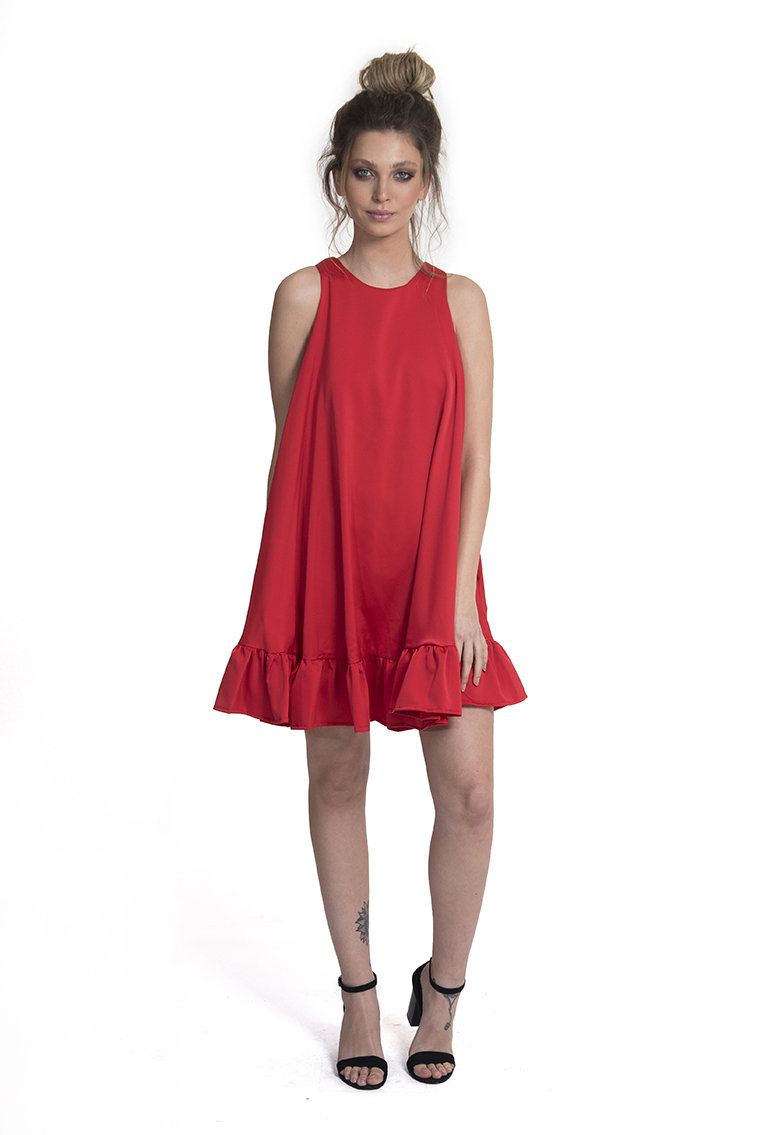 שמלה ג'וי אדום