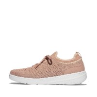 סופר-Q סרוג סניקרס סליפ-און בז' ורוז גולד FITFLOP Super-Q Knit Slip-On  פיטפלופ