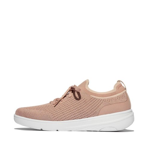 סופר-Q סרוג סניקרס סליפ-און בז' ורוז גולד FITFLOP Super-Q Knit Slip-On  פיטפלופ